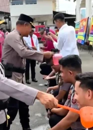 Kapolres Padangsidimpuan Tekankan Peningkatan Integritas Saat Upacara Promosi Personel
