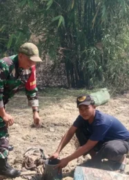 Karya Bhakti TNI Hadirkan Sumur Bor Air Bersih di Pondok Pesantren Al-Muhajirin, Bangkalan