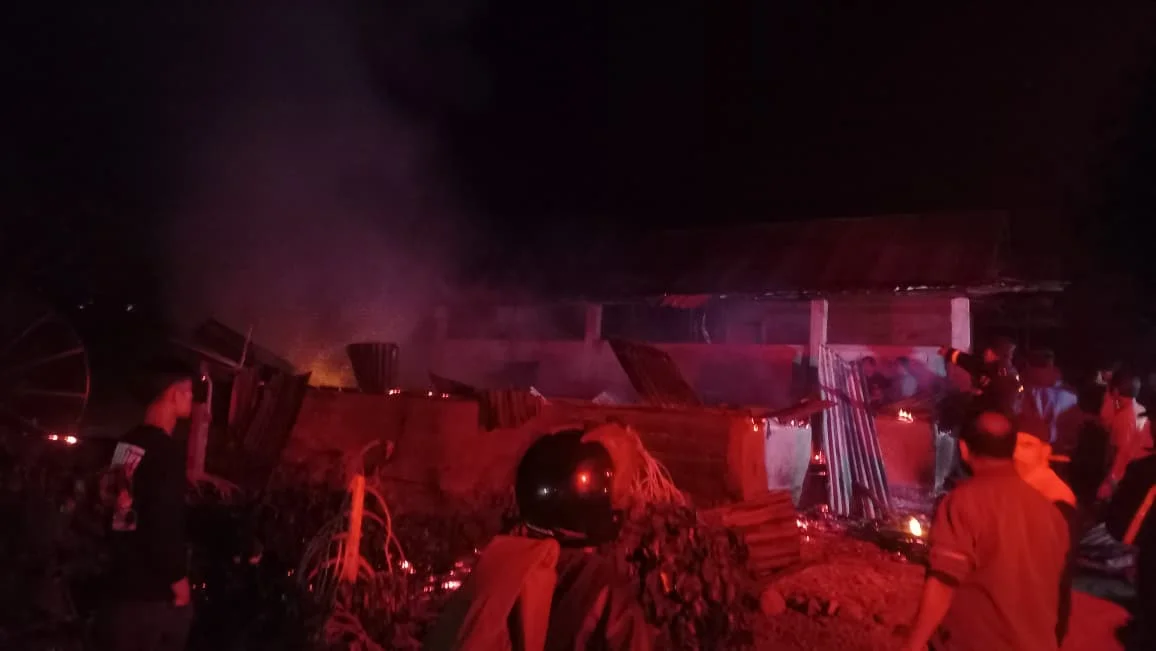 Kebakaran Hanguskan Rumah Warga di Dedingin Kute Panang