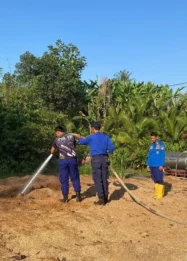 Kebakaran Lahan di Batu Agung Diduga Dipicu Bara Api Pencari Tawon