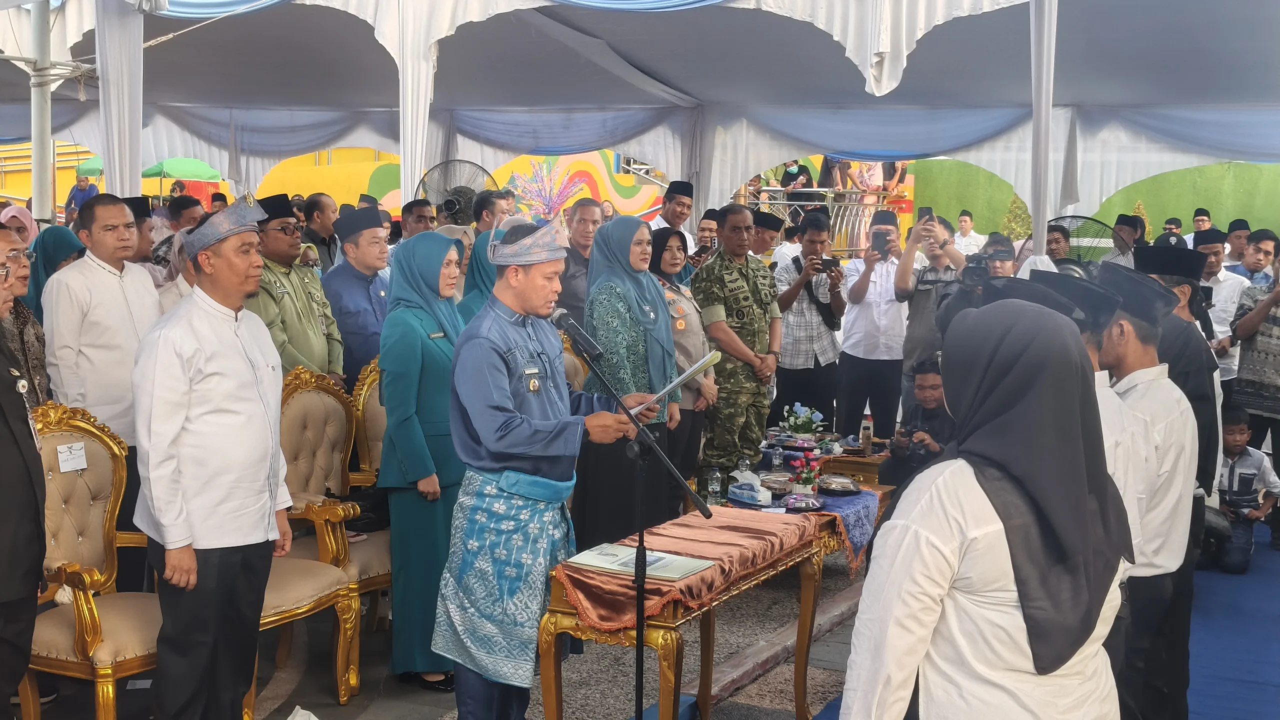 Ketua RT dan RW Senapelan Resmi Dilantik, Kota Pekanbaru Perkuat Tata Kelola Lingkungan