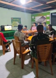 Kodim 0423BU dan Jajaran Koramil Gelar Nobar Piala Dunia Bersama Warga: Mempererat Kemanunggalan TNI-Rakyat