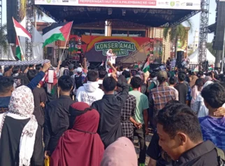 Konser Amal Wali Band di Palembang Galang Donasi Ratusan Juta untuk Palestina