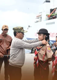 Kwartir Cabang Gerakan Pramuka Nias Berangkat ke Jambore Daerah XI Sumatera Utara Meski Anggaran Terbatas
