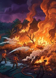Lima Hektare Lahan di Muaro Jambi Terbakar, Satgas Berjibaku Padamkan Api