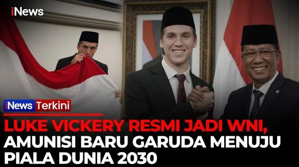 Luke Vickery Resmi Jadi WNI, Targetkan Bawa Timnas Indonesia ke Piala Dunia 2030
