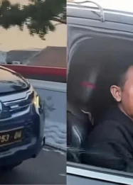 Mitsubishi Pajero Sport Terlibat Insiden Tabrakan Beruntun di Natar, Pelat Palsu di Bandung Juga Diburu Polisi