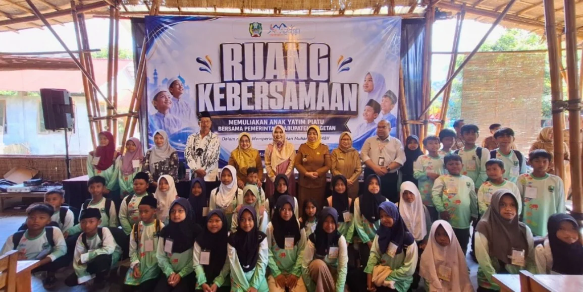 Muharam 1448 Hijriah: Pemkab Magetan Bawa 100 Anak Yatim Berwisata ke Lembah Srimpi