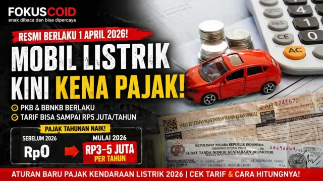 Mulai April 2026, Mobil Listrik Wajib Bayar PKB dan BBNKB: Simak Dampaknya