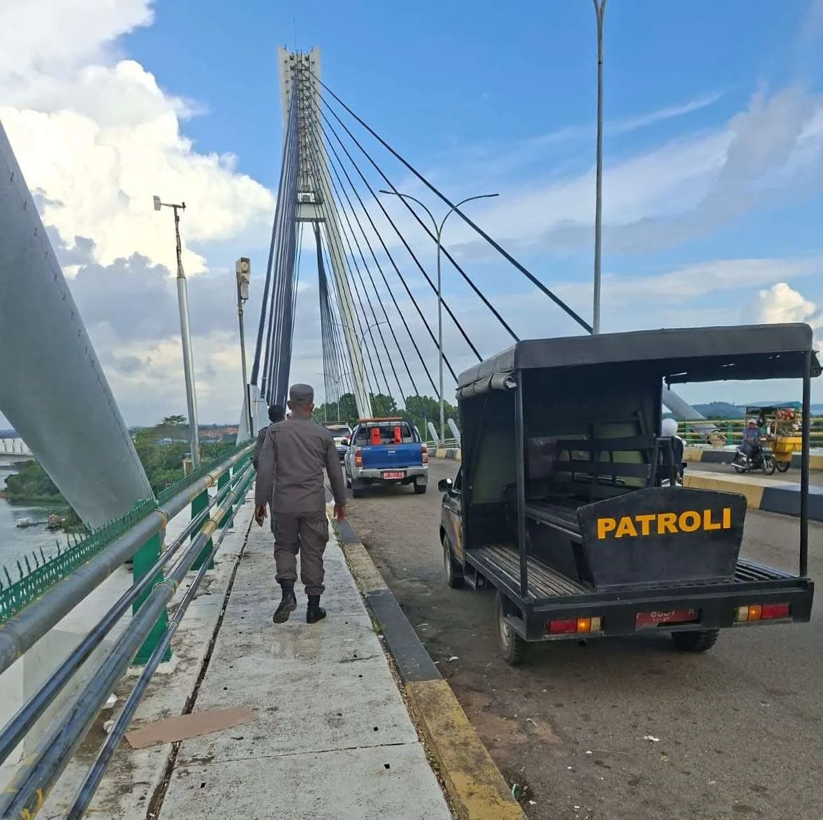 Patroli Gabungan Cegah Dugaan Pungli Parkir di Barelang