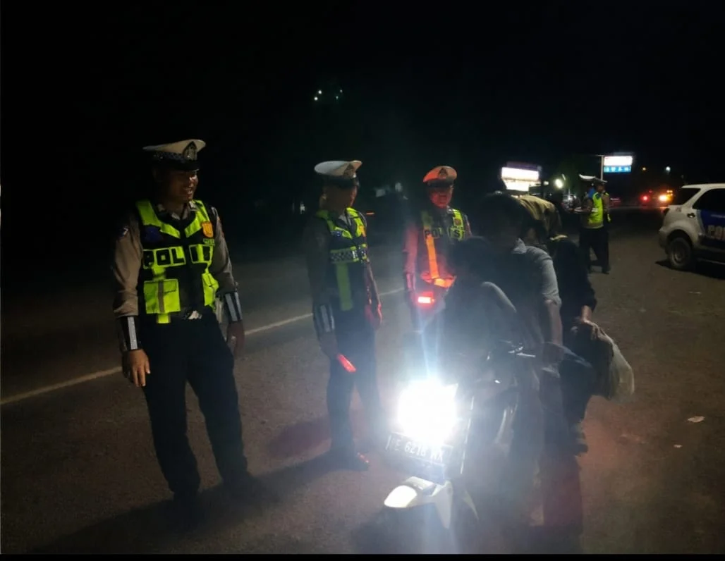 Patroli Intensif Mesuji Cegah Kriminalitas saat Liburan