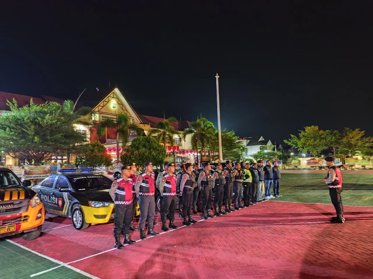 Patroli Malam Diperketat, Polri Magetan Antisipasi Gangguan Keamanan di Bulan Suro