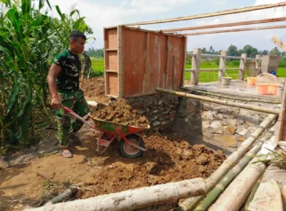 Pembangunan Jembatan Beton di Harau Capai Progres 74 Persen