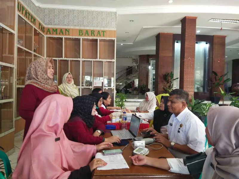 Pemkab Pasbar Percepat Cek Kesehatan Gratis ASN dan Tenaga Kontrak: Langkah Konsisten Meningkatkan Kualitas Aparatur