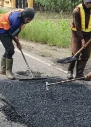 Pemprov Lampung Libatkan Warga dalam Pemeliharaan Jalan