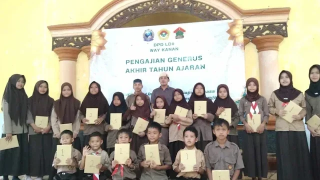 Pengajian Generus LDII Way Kanan Raih Partisipasi 435 Anak, Upaya Pembinaan Karakter Luhur