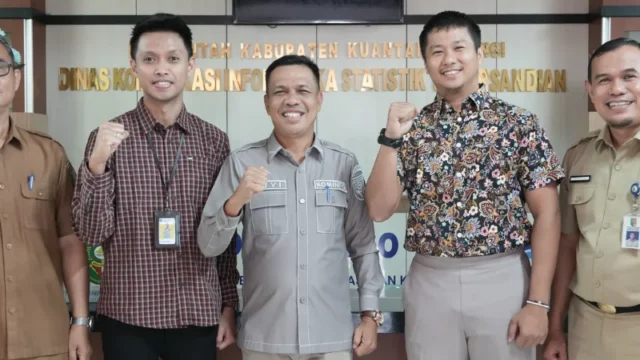 Perkuat Sinergi Perpajakan, Diskominfoss Kuansing Terima Kunjungan KP2KP Kuansing