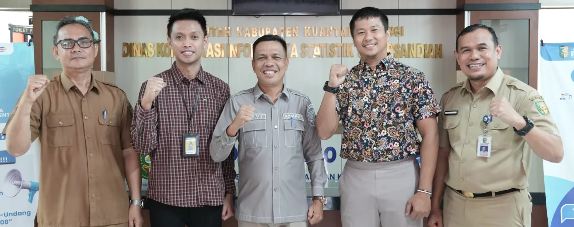 Perkuat Sinergi Perpajakan, Diskominfoss Kuansing Terima Kunjungan KP2KP Kuansing