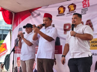 PIRA Gerindra Bagikan 1.450 Paket Sembako dan Santuni 200 Anak Yatim di Jakarta Timur