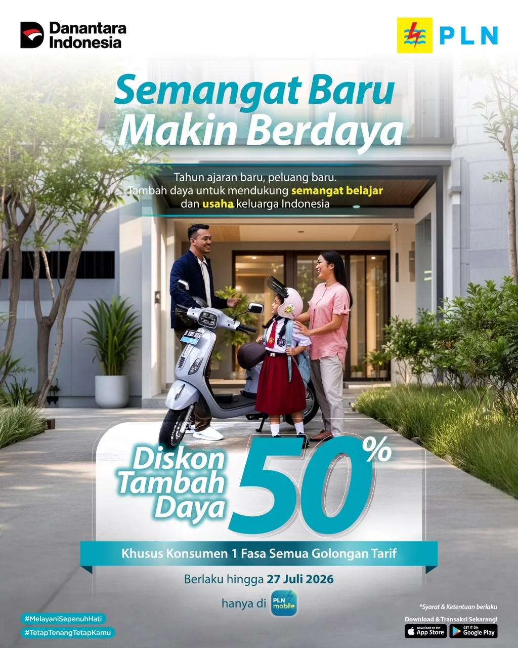 PLN Hadirkan Promo Tambah Daya 50 Persen Dukung Semangat Tahun Ajaran Baru