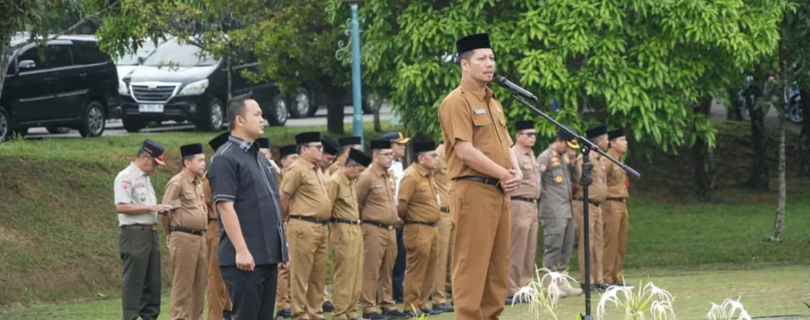 Plt. Bupati Kuansing Ajak ASN Jaga Kondusivitas dan Tingkatkan Pelayanan kepada Masyarakat