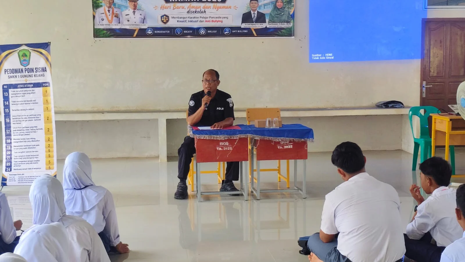 Polres Bintan Gelar Edukasi Etika Bermedia Sosial untuk Siswa SMKN 1 Gunung Kijang