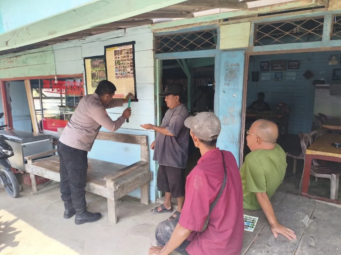 Polres Mesuji Edukasi Warga Lindungi Satwa Dilindungi