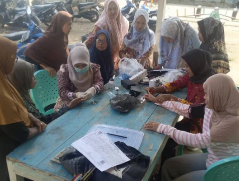 Posbindu PTM Puskesmas Way Tuba Dorong Deteksi Dini Penyakit Tidak Menular di Way Tuba Asri