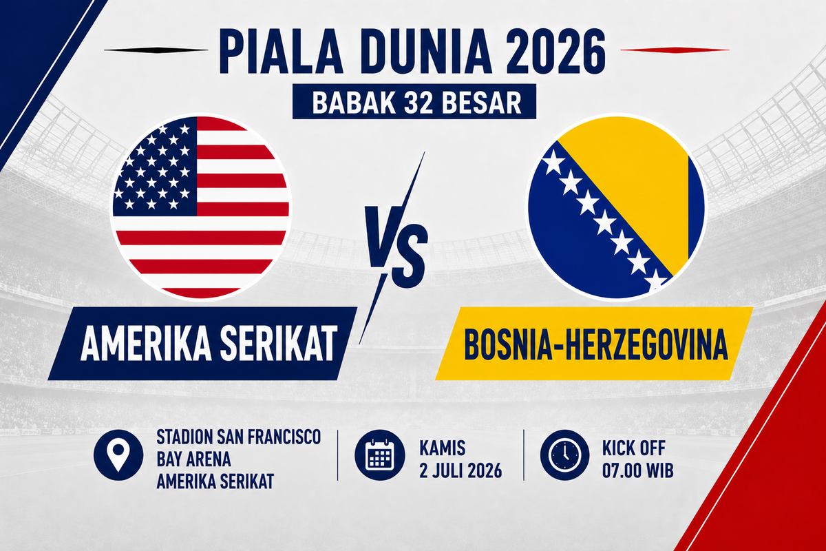 Prediksi dan Statistik Amerika Serikat vs Bosnia-Herzegovina: Sejarah Berpihak ke Tuan Rumah