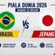 Prediksi dan Statistik Brasil vs Jepang: Ambisi Samurai Biru Jegal Vinicius Junior Cs