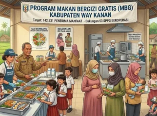 Program Makan Bergizi Gratis (MBG) Way Kanan Targetkan 142.331 Penerima Manfaat