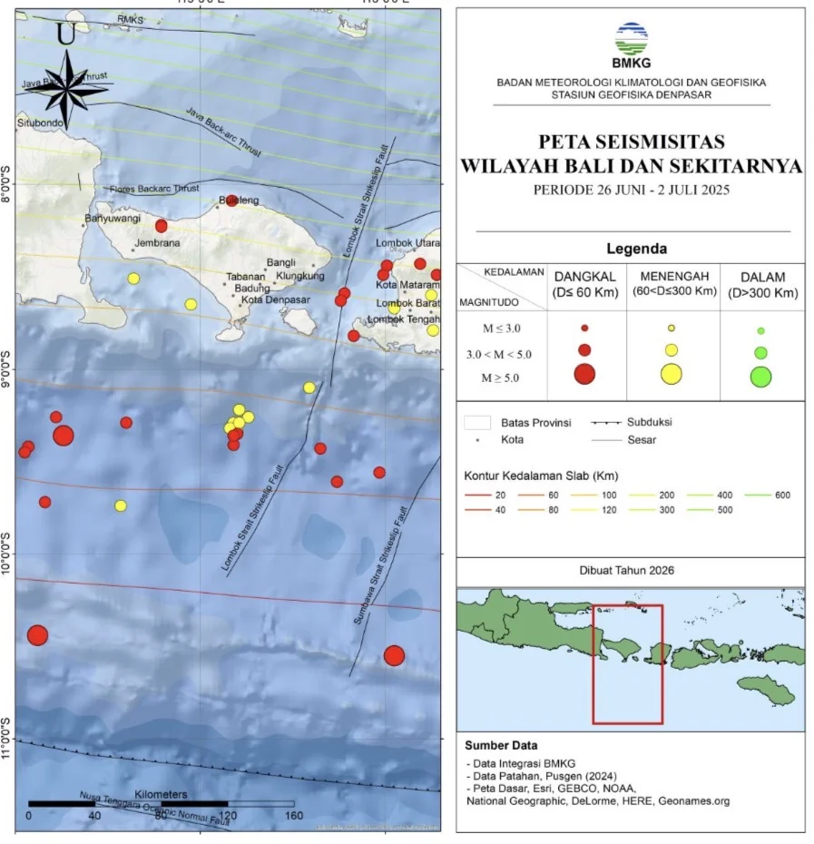 Puluhan Gempa Guncang Bali yang Tidak Dirasakan Masyarakat: Analisis Geologi dan Implikasi Keamanan Wilayah