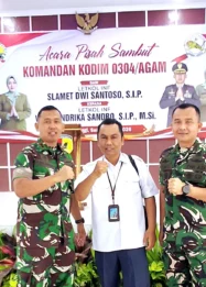 Putra Lunang Silaut, Mantan OB dan Gharin Masjid Kini Pimpin Kodim 0304Agam