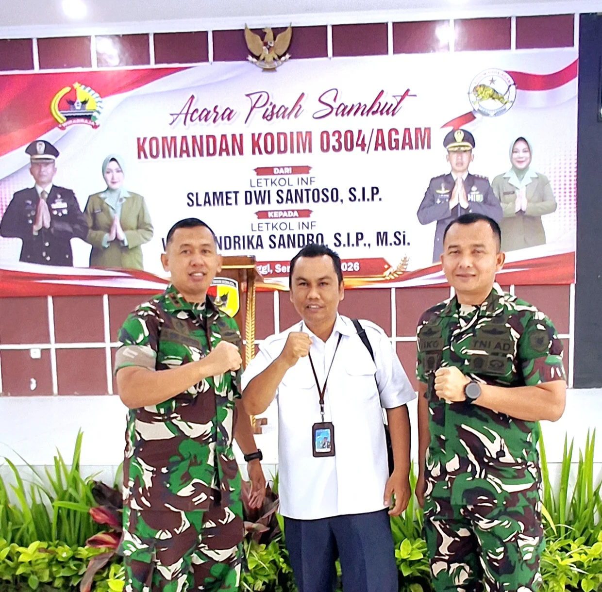 Putra Lunang Silaut, Mantan OB dan Gharin Masjid Kini Pimpin Kodim 0304Agam