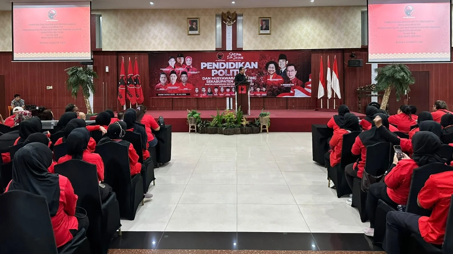 Ratusan Pengurus Ranting PDIP Belitung Dilantik, Didorong Aktif Kawal Aspirasi Masyarakat