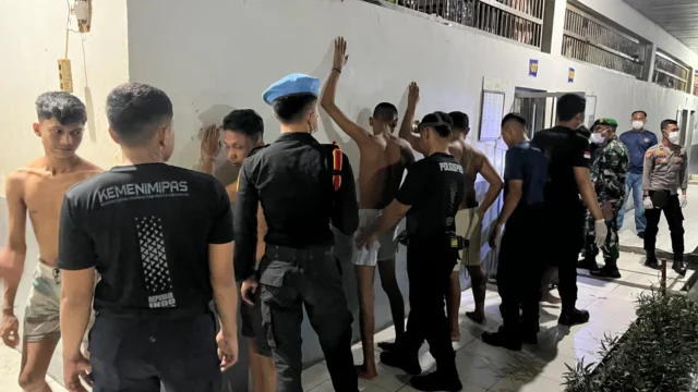 Razia Gabungan Lapas Bengkalis Sita Benda Terlarang di Blok Hunian: Upaya Penguatan Keamanan Pemasyarakatan