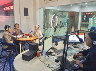 Sambut HUT RI, Dialog Siskamling Bedah Ketentuan Pemasangan Bendera Negara