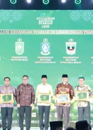 Sumbar Borong Tiga Penghargaan Adinata Syariah 2026, Dorong Ekonomi Syariah dan Sukuk Daerah