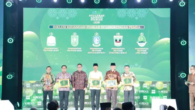 Sumbar Borong Tiga Penghargaan Adinata Syariah 2026, Dorong Ekonomi Syariah dan Sukuk Daerah