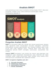 SWOT Analysis Mengungkap Kekuatan dan Ancaman: Dari Biomanufaktur hingga Dasar Laut