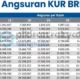 Tabel Pinjaman KUR BRI Juli 2026: Simulasi Cicilan Rp1 Juta hingga Rp500 Juta Lengkap Syarat dan Cara Daftar