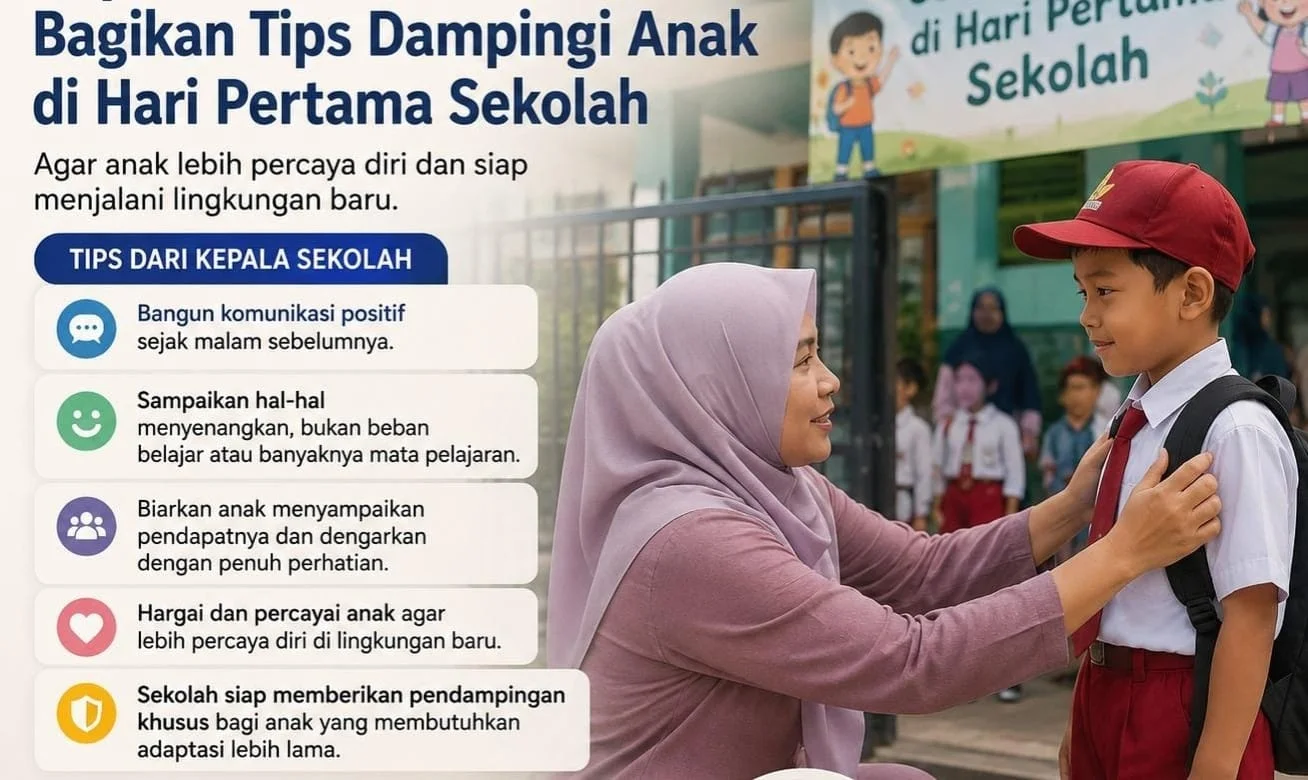 Tips Dampingi Anak di Hari Pertama Sekolah: Panduan Praktis untuk Orang Tua