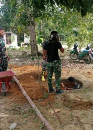 TMMD Ke-129: Kodim 0315 Tanjungpinang Bangun Sumur Bor di Desa Lancang Kuning, Bintan