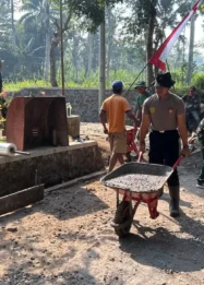 TMMD Lumajang Bangun Jalan 840 Meter di Desa Ledoktempuro: Aksi Gotong Royong Membangun Masa Depan