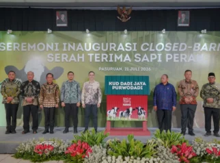 Wamenko Pangan Hanif Faisol Nurofiq Resmikan Closed Barn di Purwodadi: Inovasi Peternakan Sapi Perah untuk Mengurangi Impor Susu