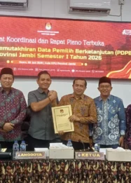 Warga Binaan Lapas Klas II A Jambi Resmi Ditetapkan sebagai Pemilih Kabupaten Muaro Jambi