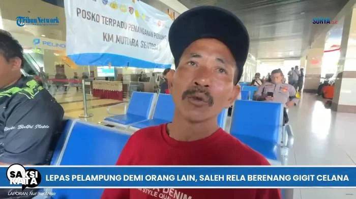 Aksi Heroik Muhammad Saleh Selamatkan Penumpang Tak Bisa Berenang Saat Kebakaran KMP Mutiara Sentosa II