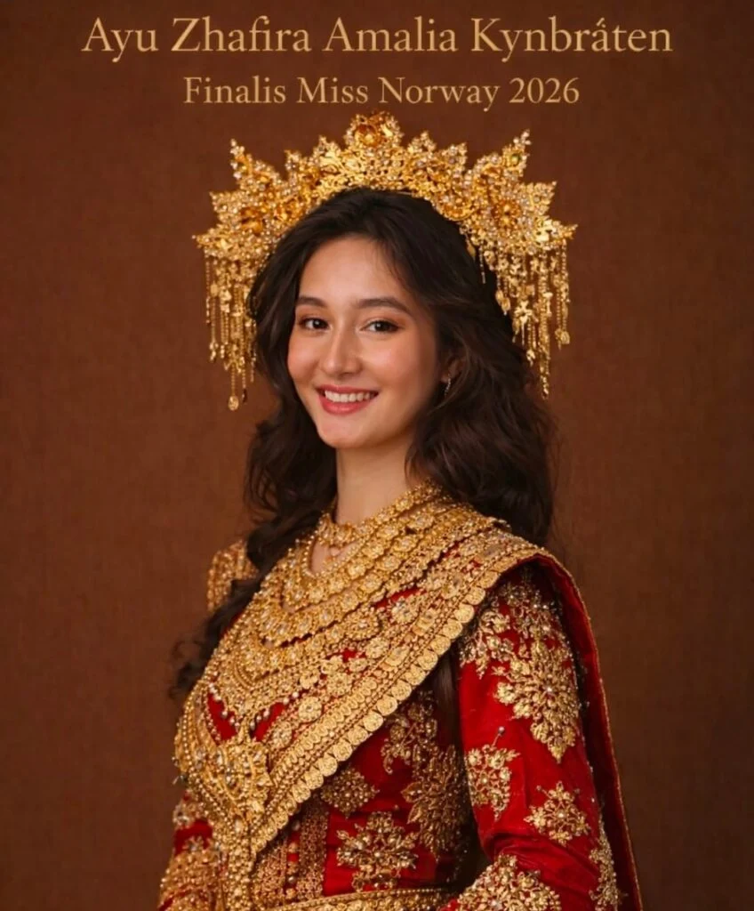 Ayu Zhafira Amalia, Finalis Miss Norway 2026 Berdarah Minang yang Menginspirasi Lewat Pendidikan