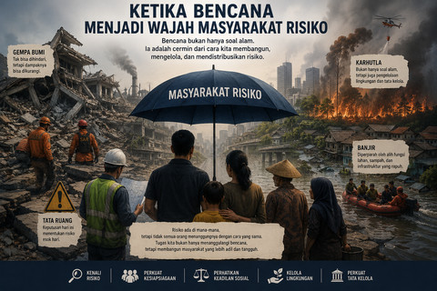 Bencana Indonesia: Memahami Wajah Masyarakat Risiko dalam Gempa dan Karhutla