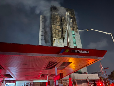 Cerita Petugas SPBU Hentikan Operasional Begitu Gedung Bapenda DKI Terbakar